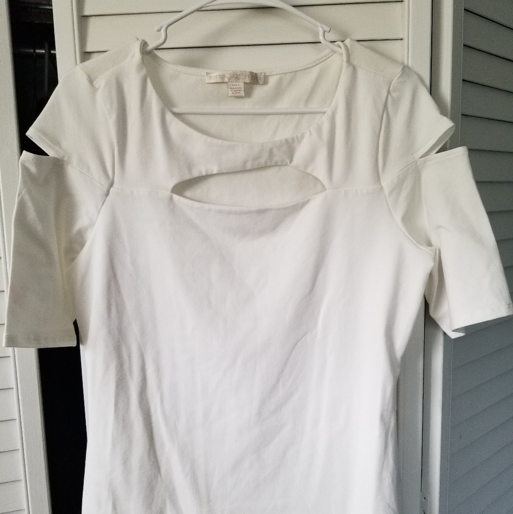 White with cut outs